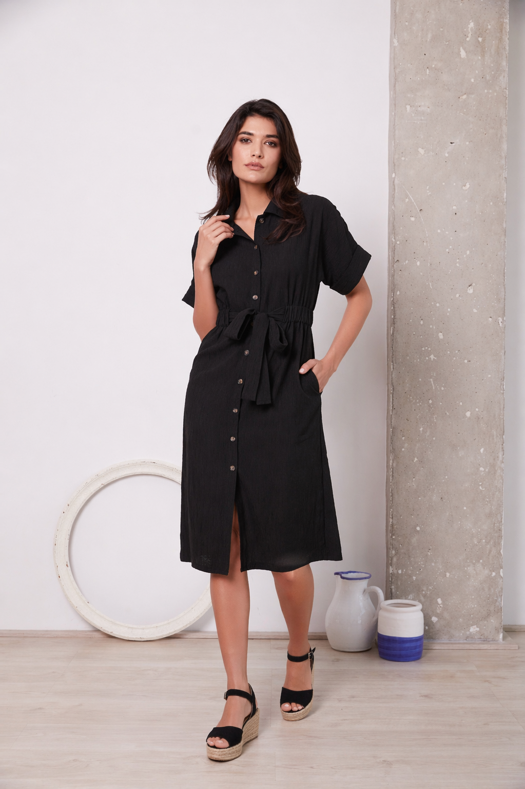 VESTIDO MIDI MIVA  - LYLU