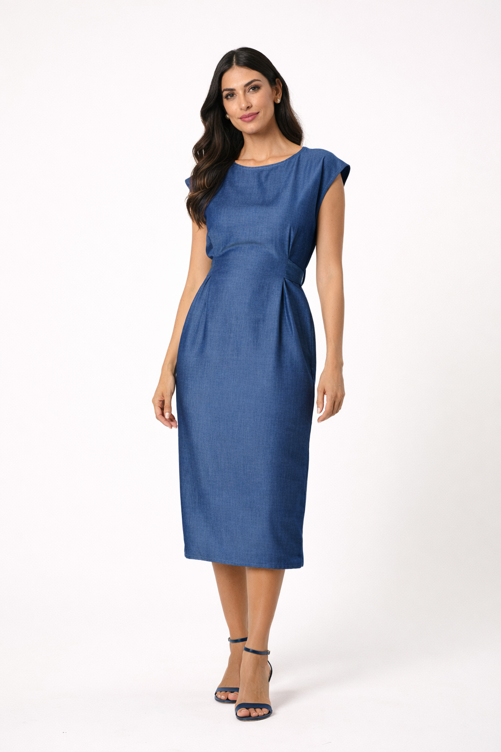 VESTIDO MIDI RUMI -LYLU